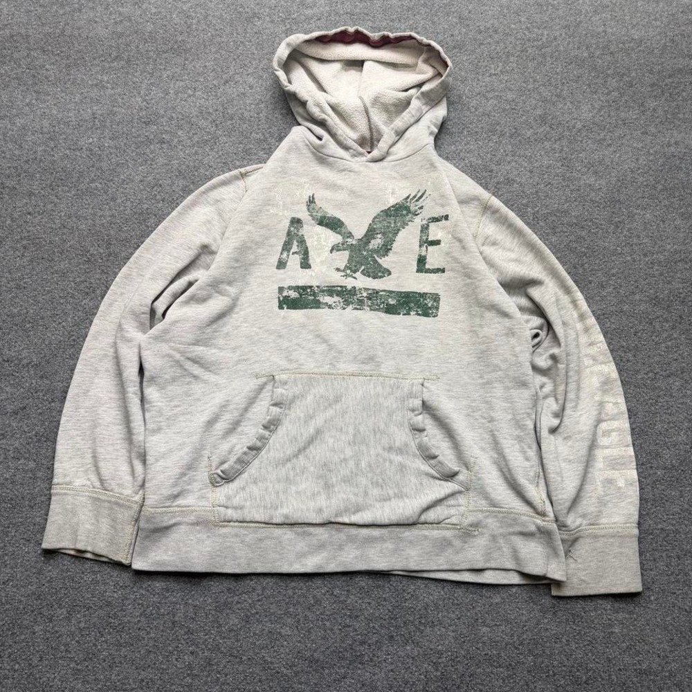 Vtg y2k faded American eagle men's hoodie size xl